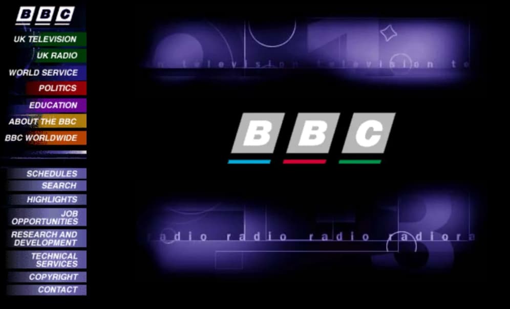 screenshot - Bbc Uk Television Uk Radio World Service Politics Education About The Bbc Bbc Worldwide Schedules Search Highlights Job Opportunities Research And Development Technical Services Copyright Contact Bbc adio radio radio radiora